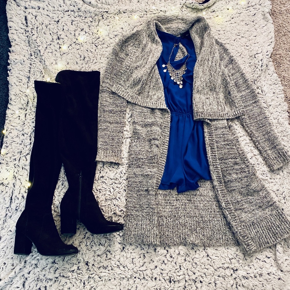 Dressy blue romper